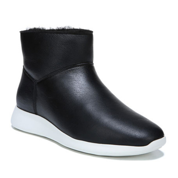 Vince Adora Napa Leather Shearling Sneaker Boots - Picture 1 of 13